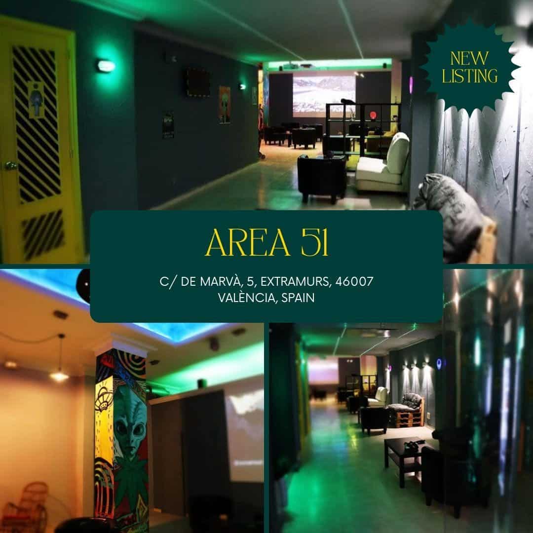Área 51 Social Club — Valencia (Reviews, Hours & Invite) 3 Área 51 Social Club — Valencia (Reviews, Hours & Invite) cannabis club Valencia – entry pass