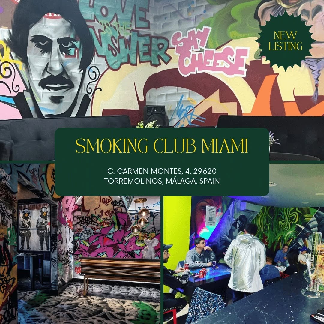 Smoking Club Miami – Málaga’s Exclusive Private Social Club 1 Smoking Club Miami – Málaga’s Exclusive Private Social Club cannabis club – entry pass