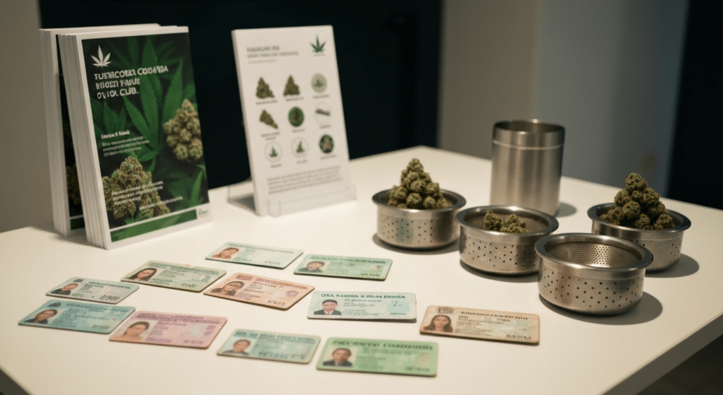 cannabis club ID verification Spain